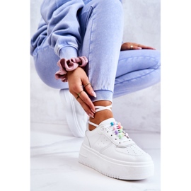 PS1 Chaussures De Sport Attachées Pour Femmes Baskets Blanches Manille 1 PS1 Chaussures De Sport Attachées Pour Femmes Baskets Blanches Manille 1