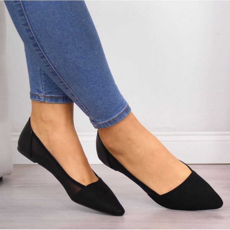 Ballerines Femme Spitz Black Lakes noir 2