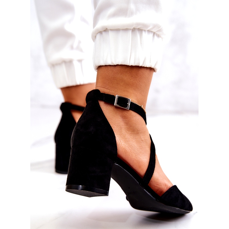 Escarpins On A Bar Sergio Leone SK824 Noir 3