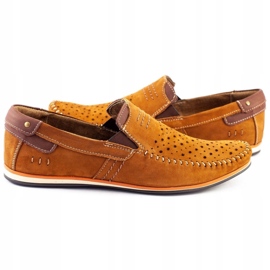 KOMODO Chaussures homme mocassins 876 camel d'été brun orange 3 KOMODO Chaussures homme mocassins 876 camel d'été brun orange 3
