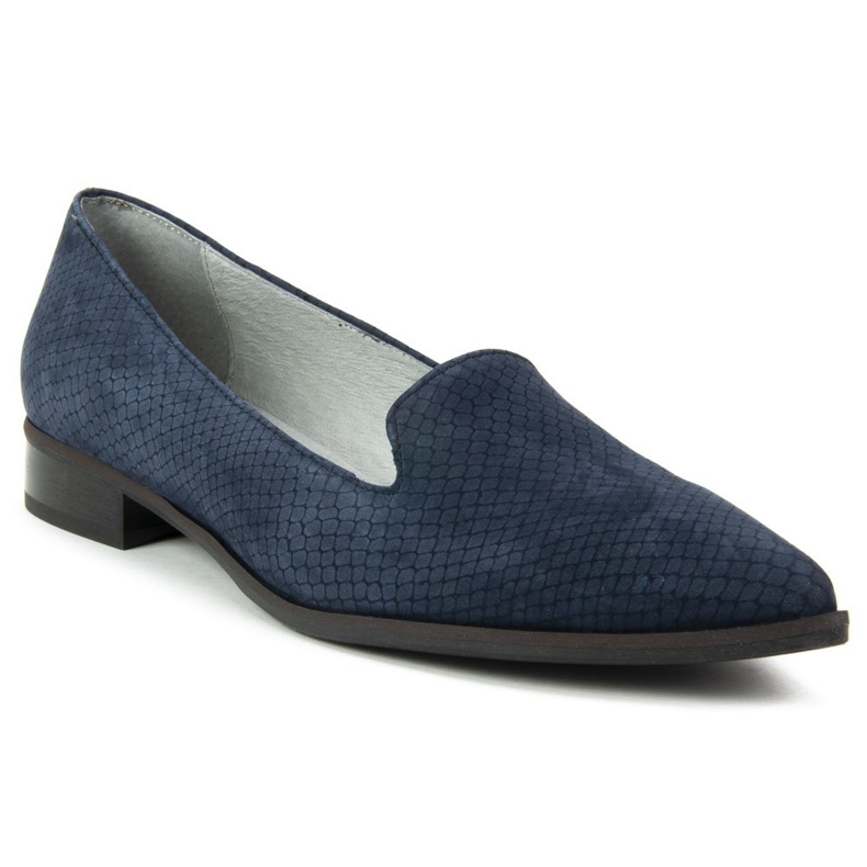 Chaussures Filippo 1419 Granat serpent bleu marin 1