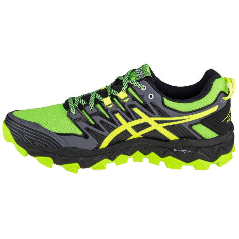 Asics Gel-FujiTrabuco 7 M 1011A197-300 le noir gris vert jaune 1
