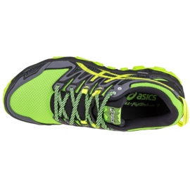 Asics Gel-FujiTrabuco 7 M 1011A197-300 le noir gris vert jaune 2