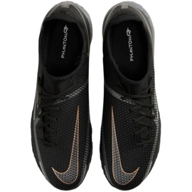 Nike Phantom GT2 Academy Df Tf DC0802 008 chaussures de football noir noir 1