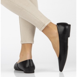 Chaussures en cuir Filippo DP3644 / 22 Bk noir le noir 5