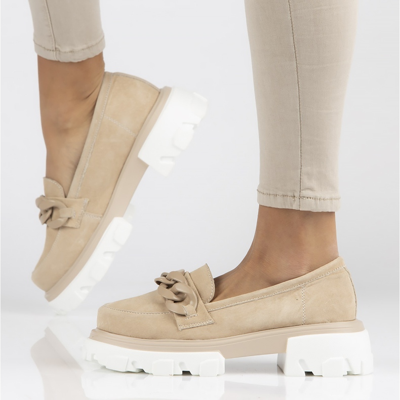 Chaussures en cuir Filippo DP3718/22 Soyez beige 2 Chaussures en cuir Filippo DP3718/22 Soyez beige 2