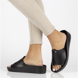 Babouches en cuir Filippo DK2059/22 Bk noir le noir 2