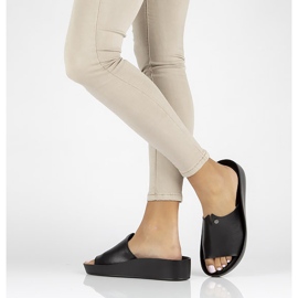 Babouches en cuir Filippo DK2059/22 Bk noir 1