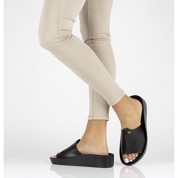 Babouches en cuir Filippo DK2059/22 Bk noir 1