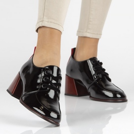 Escarpins en cuir Filippo DP3732 / 22 Bk noir le noir 7