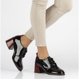 Escarpins en cuir Filippo DP3732 / 22 Bk noir le noir 5