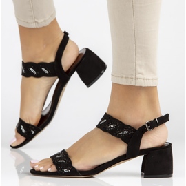 Filippo DS3606/22 Bk sandales noires 1