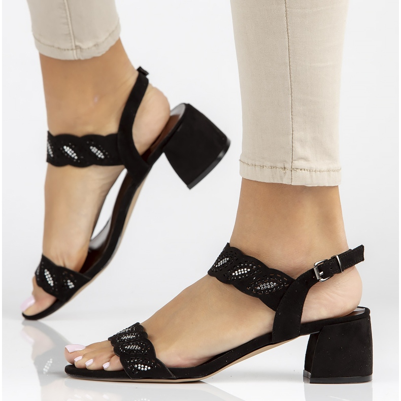 Filippo DS3606/22 Bk sandales noires 1