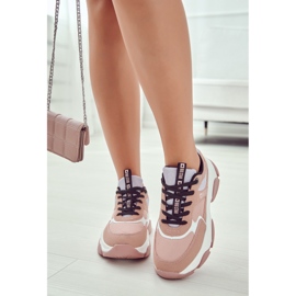 Baskets Femme Chaussures Sport Big Star JJ274577 Rose 2