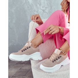 Chaussures de sport femme Baskets Big Star JJ274A222 Beige 2