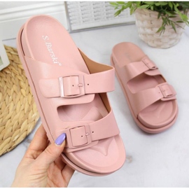 Chaussons Caoutchouc Avec Fermoirs Rose Vif S. Barski 1 Chaussons Caoutchouc Avec Fermoirs Rose Vif S. Barski 1