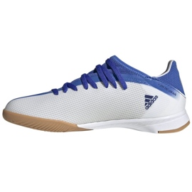 Chaussures de football adidas X Speedflow.3 In GW7492 blanche blanche 1