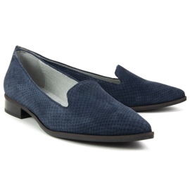 Chaussures Filippo 1419 Granat serpent bleu marin 2