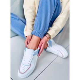 Baskets Libby bleues blanche multicolore 4