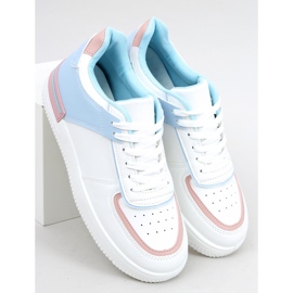 Baskets Libby bleues blanche multicolore 1