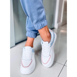 Baskets Libby bleues blanche multicolore 2