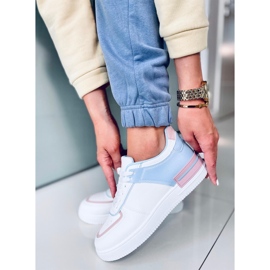 Baskets Libby bleues blanche multicolore 3