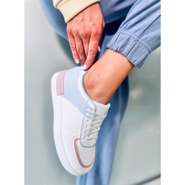 Baskets Libby bleues blanche multicolore 5
