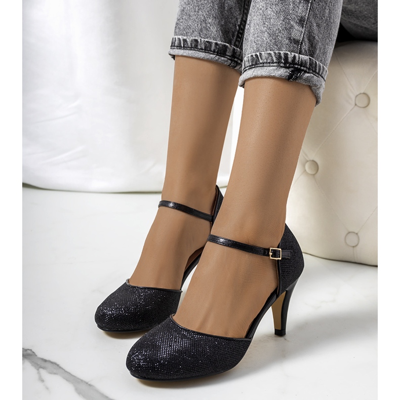Escarpins Rosetown noirs brillants le noir 1