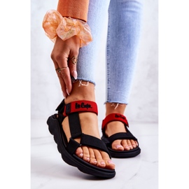 Sandales de sport pour femmes Lee Cooper LCW-22-34-0954L Noir-Rouge le noir 1 Sandales de sport pour femmes Lee Cooper LCW-22-34-0954L Noir-Rouge le noir 1