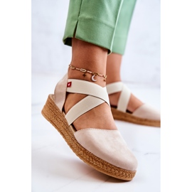 Espadrilles Femme Daim Big Star JJ276038 Beige 2