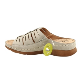 Les tongs féminins avec OpenWork Evento 22SD98-4536 Modèle gris 2