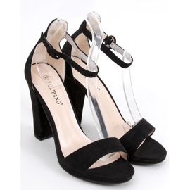 Ficaria Sandales à talons hauts noires 1