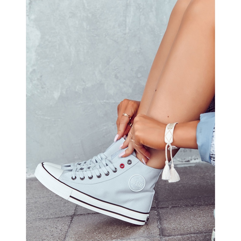 Baskets Montantes Femme Big Star JJ274209 Bleu 1