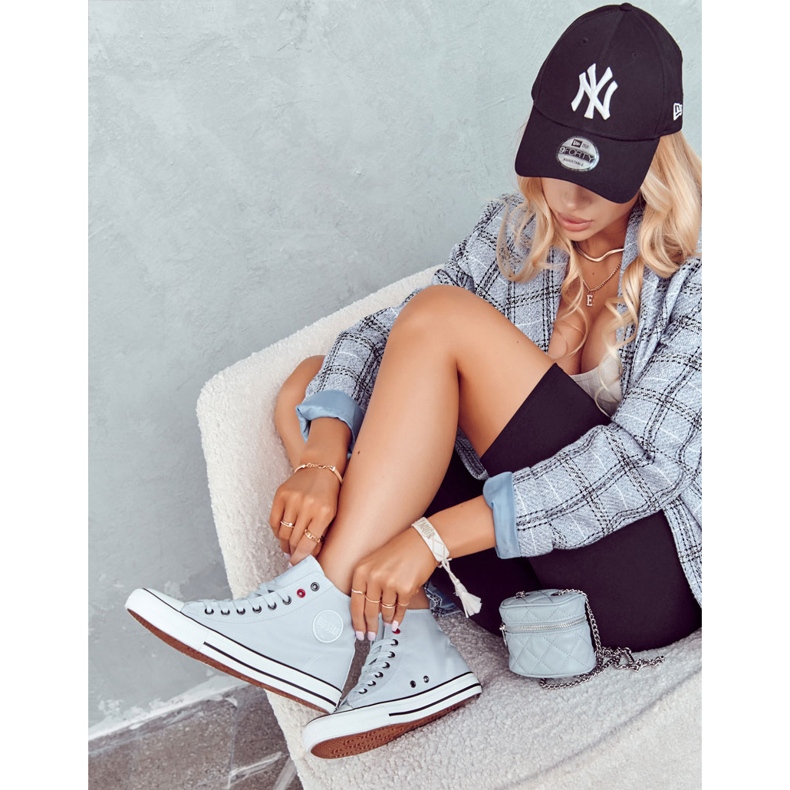 Baskets Montantes Femme Big Star JJ274209 Bleu 2