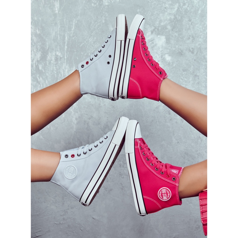 Baskets Montantes Femme Big Star JJ274210 Fuchsia rose 1