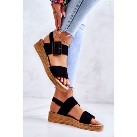 Sandales en Daim pour Femme Big Star JJ276031 Noir le noir 4