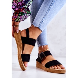 Sandales en Daim pour Femme Big Star JJ276031 Noir le noir 2