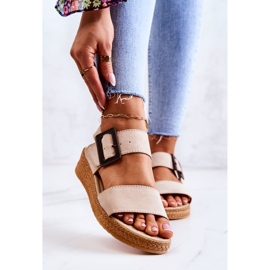 Sandales en Daim pour Femme Big Star JJ276032 Beige 1