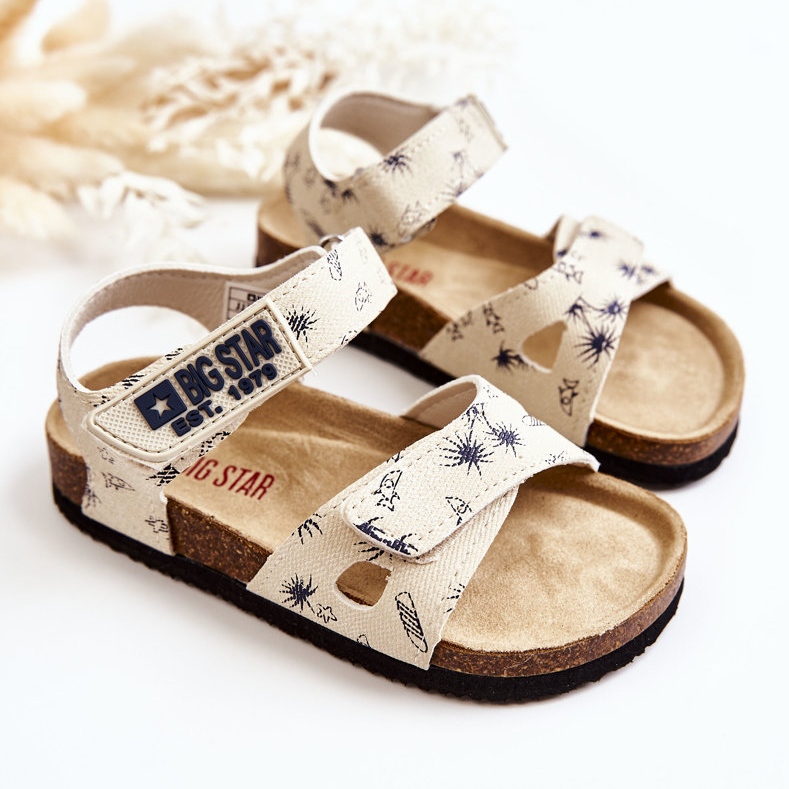 Sandales Enfant Big Star JJ374379 Beige blanc 2