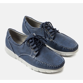 Chaussures Arens bleu marine homme 1