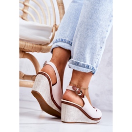 PS1 Sandales Confortables Femme Avec Boucle Beige Thallas 1