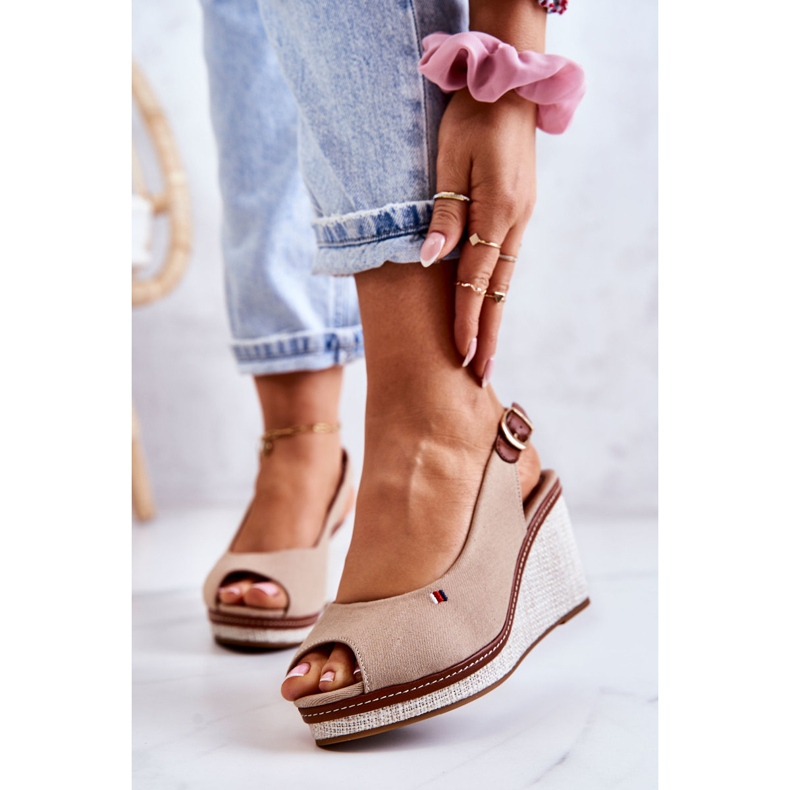 PS1 Sandales femme confortables à boucle Thallas beige foncé 1 PS1 Sandales femme confortables à boucle Thallas beige foncé 1