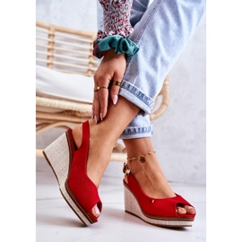 PS1 Sandales Confortables Femme Avec Boucle Rouge Thallas 2 PS1 Sandales Confortables Femme Avec Boucle Rouge Thallas 2