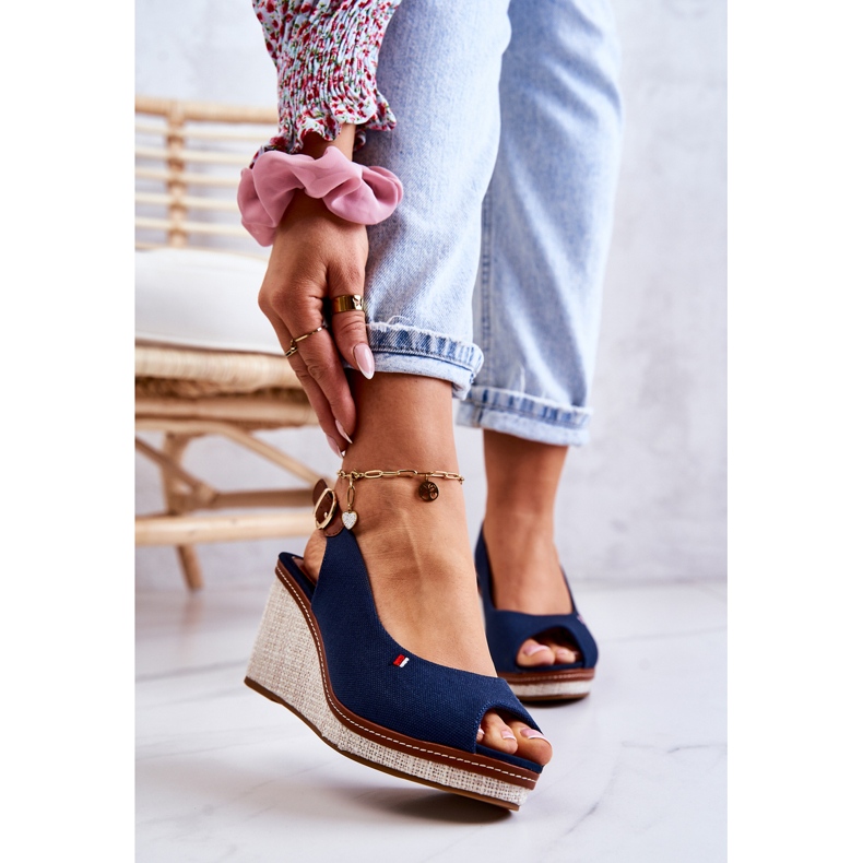 Sandales Confortables Femme Avec Boucle Bleu Marine Thallas 1 Sandales Confortables Femme Avec Boucle Bleu Marine Thallas 1