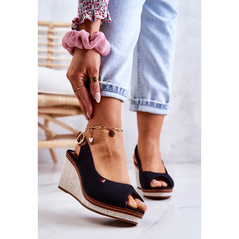 PS1 Sandales Confortables Femme Avec Boucle Noir Thallas 1