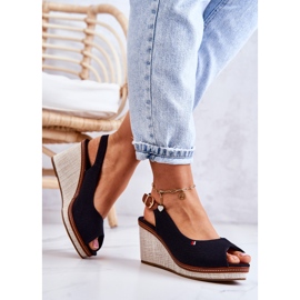 PS1 Sandales Confortables Femme Avec Boucle Noir Thallas 3