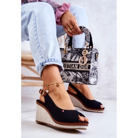 PS1 Sandales Confortables Femme Avec Boucle Noir Thallas 5