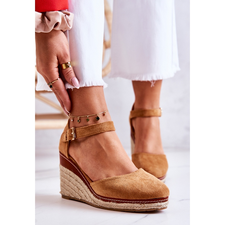 PS1 Espadrilles marron pour femme sur tamarill Wedge brun 2