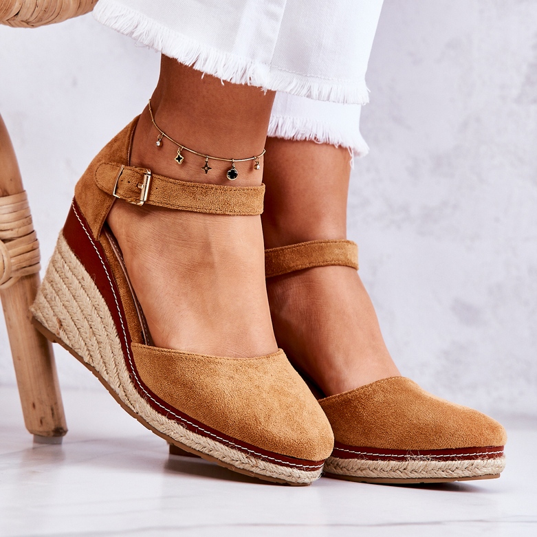 PS1 Espadrilles marron pour femme sur tamarill Wedge brun 1