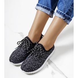 Chaussettes Embro noires le noir gris 1